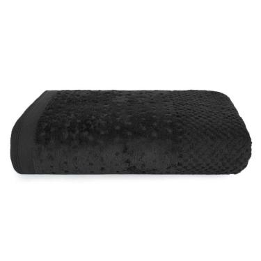 Imagem de Toalha De Banho Pollo 500g/m2 Fio Penteado Appel Preto