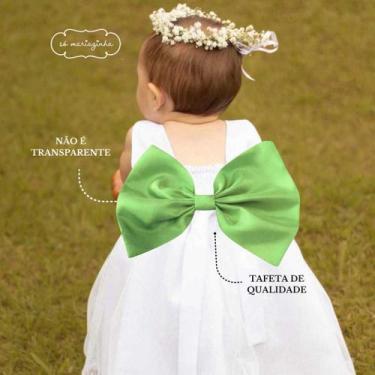 Imagem de Laço Estruturado Para Vestido Azul Branco Vermelho Rosa Lilas Verde Ch