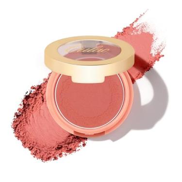 Imagem de Oulac Blush Facial Coral Matte, Em Pó Pigmentado Creme Pele Quente, Claro E Médio | Peso Natural Fácil De Misturar Cruelty-Free 12 Forever Young 4,8G