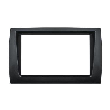 Imagem de Contra Frente Plastica Permak Fiat Bravo 2 Din Preta