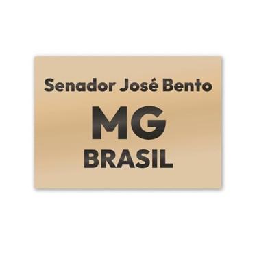 Imagem de Imã de Geladeira Senador José Bento MG MDF 8x5