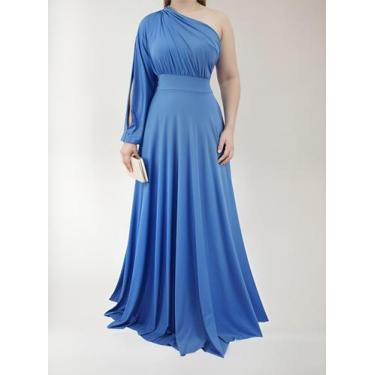 Imagem de Vestido Luxo Para Casamento Formatura, Festa, Batizado - Casual Dress,