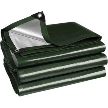 Imagem de Lona Impermeável 5x15m, Revestimento Reversível De Pe Resistente, Lona De 0,2 Mm De Espessura Com Ilhós, Resistente A Uv, Para Cobertura De Barraca, Barco, Rv Ou Piscina, 1x1m