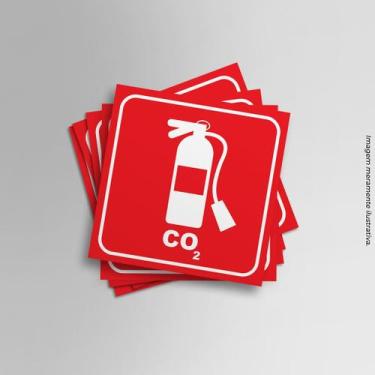 Imagem de Kit Adesivos Extintor CO2 - PRESENTE-BRINDE