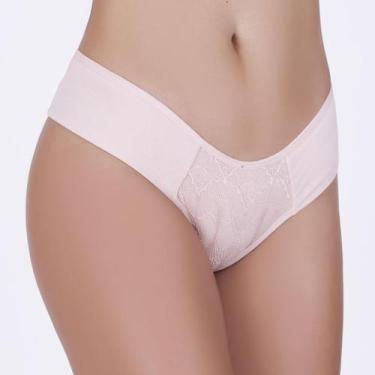 Imagem de Tanga Dupla Renda Nude em Algodão Egípcio - Ahavá Store, GG, Nude