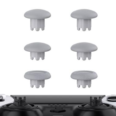 Imagem de eXtremeRate Manípulos De Substituição Intercambiáveis New Hope Gray Para Controle Do Ps5 Edge, Tampas Personalizadas Joystick Analógico - Sem E Base Manípulo