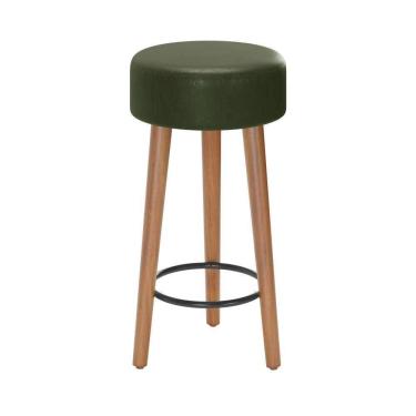 Imagem de Banco Baixo Retrô Para Sala Corbyn Verde