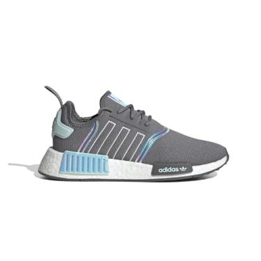 Imagem de adidas Tênis feminino NMD_r1, tamanho 38, Cinza multicolorido - branco, 6.5