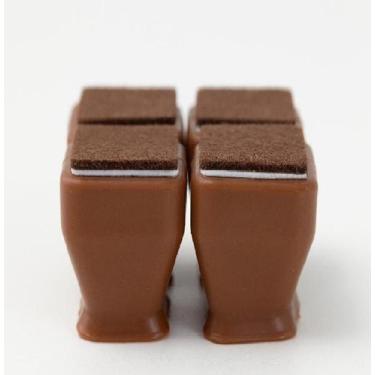 Imagem de 32 Capa Pé Quadrado Feltro Cadeira Mesa E Outros 23Mm A 28Mm - Geoprot