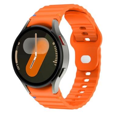 Imagem de HAYONLIY Pulseira sem lacunas compatível com Samsung Galaxy Watch 7/FE/6/5/4 de 40 mm e 44 mm/Watch 5 Pro de 45 mm/Watch 6 Classic de 43 mm e 47 mm/Watch 4 Classic de 42 mm e 46 mm, feminina e