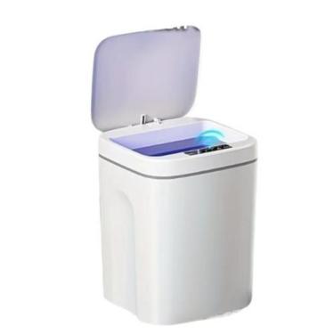 Imagem de Lixeira Inteligente Sensor Automático Cozinha Banheiro 16L - Oasis