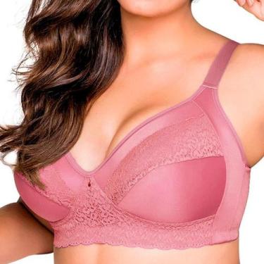Imagem de Sutiã Sustentação Dilady 124131 Plus Size, Rose, 50
