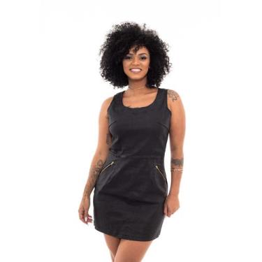 Imagem de Vestido Jeans Feminino Mídi Long Básico Moda Casual Verão. - Lilih-Leo