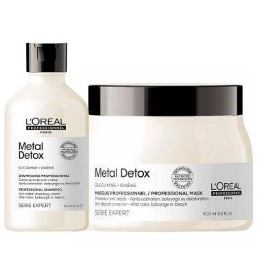 Imagem de L'Oréal Professionnel Metal Detox Kit Shampoo + Máscara, Kit