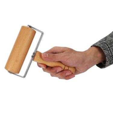 Imagem de Zerodis Rolo de Pizza e Pastelaria para Uso Profissional de Cozinha, Obtenha Crosta Perfeita para Pizzarias (Estilo 3)