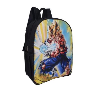 Imagem de Mochila Escolar Goku Super Saiyajin Deus Super Saiyajin Volta Às Aulas