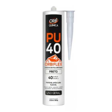 Imagem de Kit Com 2 Unidades Adesivo Poliuretano Orbiflex PU40 Uso Geral Pintáve