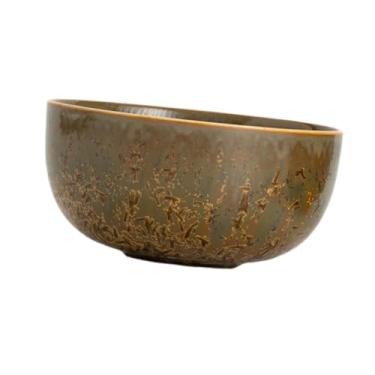 Imagem de IEUDNS Tigela de cerâmica Matcha, Chawan Cerimonial, Tigela de Batedor de Chá Matcha Japonês, Xícara de Chá Verde Artesanal para Iniciantes, Presente para a, a