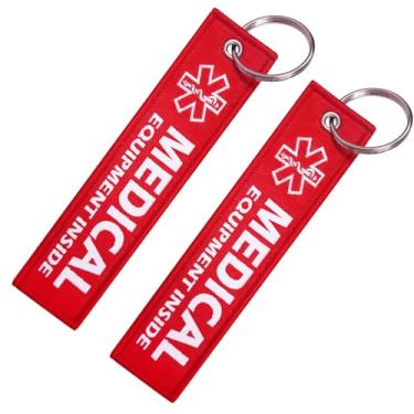 Imagem de TINNALART Etiqueta de bagagem de equipamento médico, para CPAP Multifuncional Dispositivo Médico Bagagem Etiqueta de Alerta de Identificação Médica, Etiqueta de Alerta Médico para Viagem, Pacote com 2