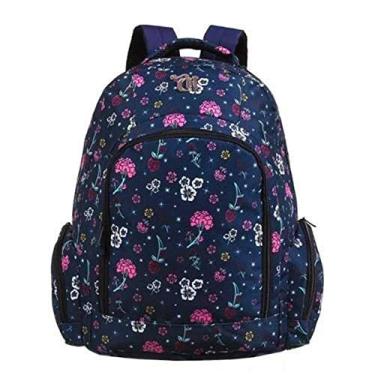 Imagem de Mochila Costas G Capricho Flores Azul 11875 DMW
