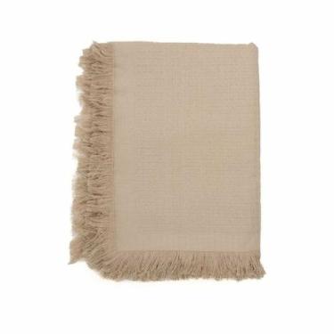 Imagem de Manta de Sofá Marrocos Dohler 150cm x 210cm - Bege, Bege