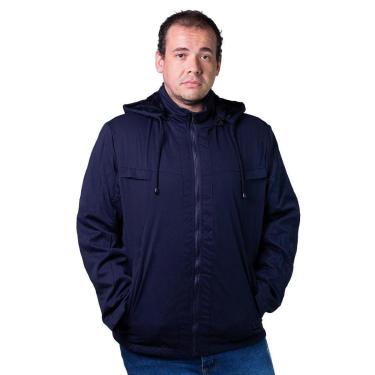 Imagem de Jaqueta Broken Rules Plus Size Sarja Masculina 518012 Marinho-Masculino