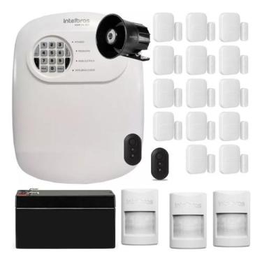 Imagem de Kit De Alarme App Anm 24 C/ 17 Sensores Intelbras Sem Fio