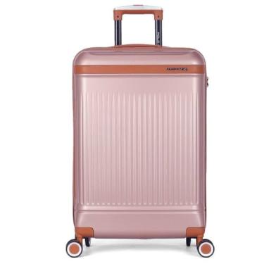 Imagem de Mala de Bordo 10Kg Aspen Rose Rodas 360 Cadeado Polo King