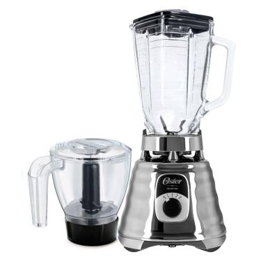 Imagem de Kit Oster New Osterizer Prata Liquidificador E Base Processadora 220V