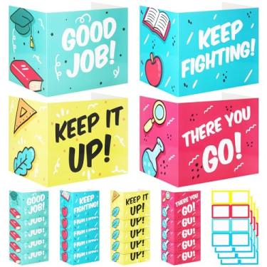 Imagem de Crtiin 24 peças de pastas de privacidade para estudantes divisórias de mesa padrão de privacidade escolar placa de papelão divisores de teste escudo para sala de aula suprimentos para professores