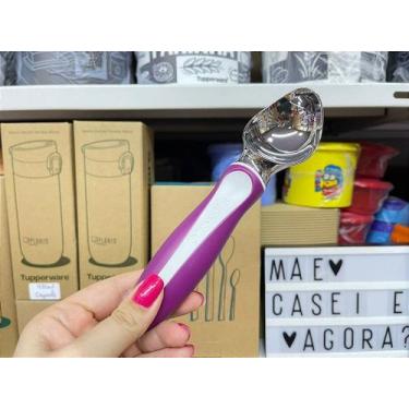 Imagem de Colher de Sorvete Roxa e Branca - Tupperware