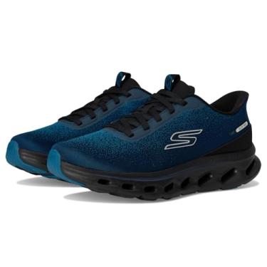 Imagem de Skechers Go Walk Glide Step 2.0 Maser Tênis masculino sem cadarço, Azul marinho/preto, 38