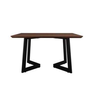 Imagem de Mesa De Jantar Com Tampo Toronto 160 Cm Nogueira