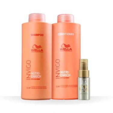 Imagem de Wella Nutri-Enrich Sh 1000ml + Cond 1000ml + Oleo Light 30ml - Wella p
