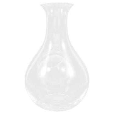 Imagem de GALPADA Decantador de vidro japonês para garrafas de vinho com bolso de gelo, saquê de gelo, decantador de vinho tinto de corte oblíquo para uso em restaurante doméstico 385 ml (transparente) Decantador de uísque