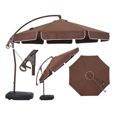 Imagem de Ombrelone Bel Búzios 3m Em Aluminio Articulado Com Manivela