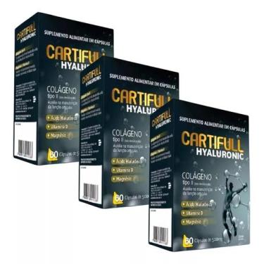 Imagem de 3un Suplemento CartiFull Hyaluronic e Colágeno Tipo 2 - 60 CPS - DOMIN