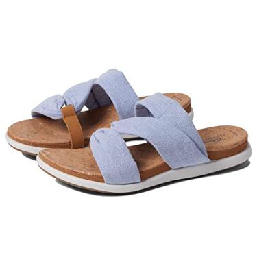 Imagem de Clarks Sandália feminina Eliza Skip Slide, Azul, 40