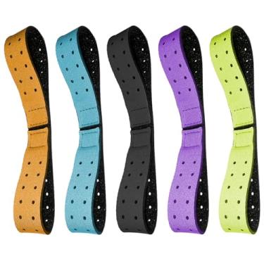 Imagem de Pulseira de substituição para monitor de frequência cardíaca, 5 peças, macia, compatível com OTF, Orange Theory Fitness, pulseira ajustável (0,8 x 14,2 polegadas)