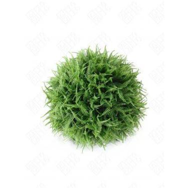 Imagem de Bola de Samambaia Verde em Plástico 24cm - H8