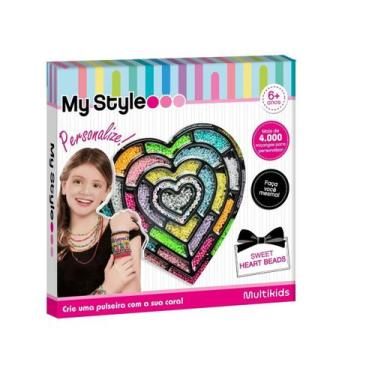 Imagem de Conjunto Miçangas My Style Sweet Heart Beads Multikids BR1275