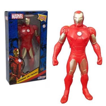Imagem de Homem de Ferro Brinquedo Articulado 22CM Infantil Marvel Vingadores - 
