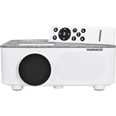 Imagem de Magnavox Projetor de Home Theater MP603 com tecnologia Bluetooth sem fio e alto-falante de mala | Suporte para tela de 1080p e 160 polegadas | Compatível com entradas HDMI, VGA, AV e USB |