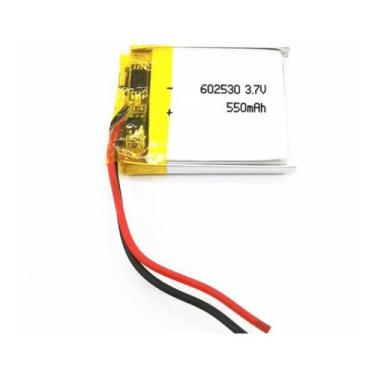 Imagem de Bateria 3.7v 550 Mah 6mm X25mm X30mm 2 Fios 602530 - bgb