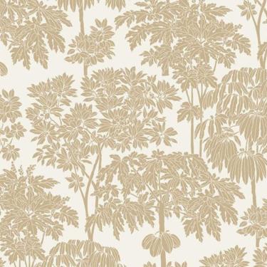 Imagem de Papel De Parede Ciara Folhagem Metálico A63401