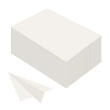 Imagem de HAKZEON 400 folhas de papel cartão marfim 29,5 x 28 polegadas para impressoras, espesso, 29,5 kg, liso, off-white, papel de cartolina multiuso para artesanato, cartas, convites, certificados