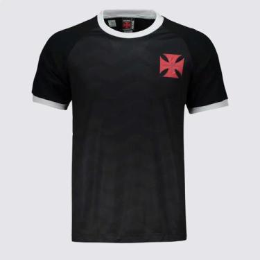 Imagem de Camisa Vasco Rugido Infantil Preta - Braziline, 10 ANOS