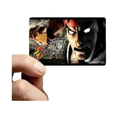 Imagem de Street Fighter Poker Adesivo Filme Fita À Prova D'água Para Cartão De 
