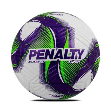 Imagem de Bola De Futebol Society Penalty Líder XXV, Branco, Verde, Único