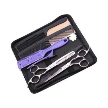 Imagem de Tesoura Profissional De Cabeleireiro 6.0 440C Ferramentas De Barbeiro 